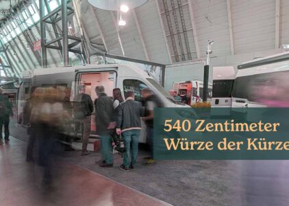 Würze der Kürze von Campern mit 540 Zentimetern