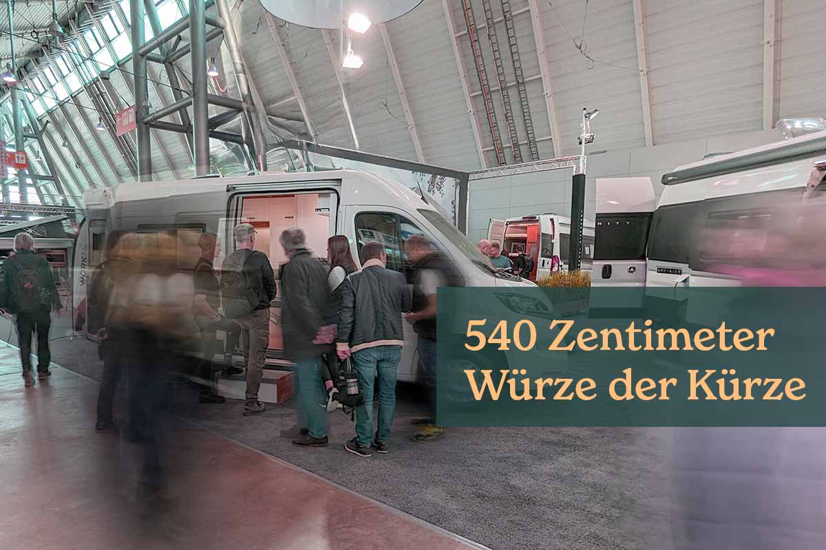 Würze der Kürze von Campern mit 540 Zentimetern
