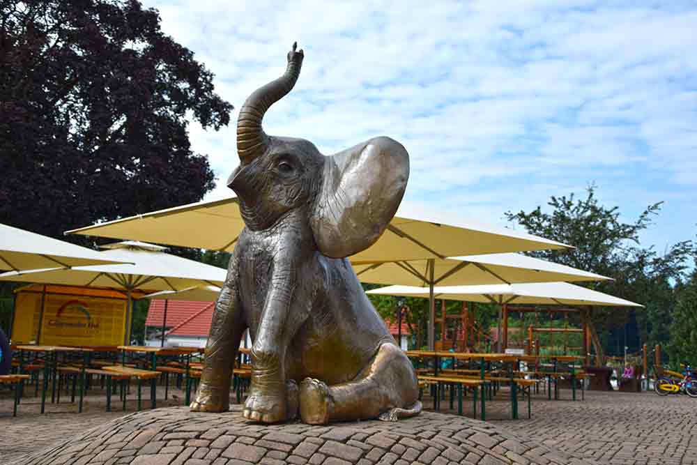 Fany vom Gitz auf dem Elefantenplatz