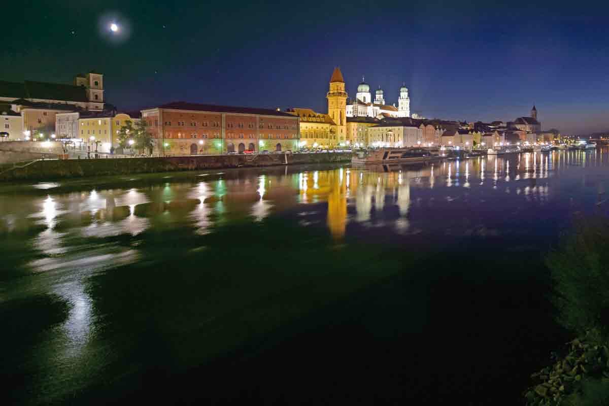 Passau bei Nacht