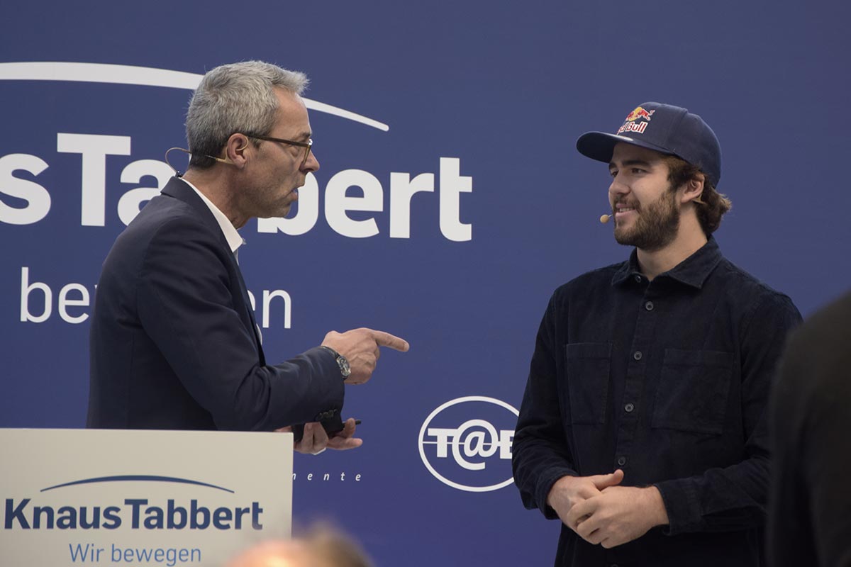  Manuel Lettenbichler und Stefan Diehl auf der Knaus Tabbert Pressekonferenz