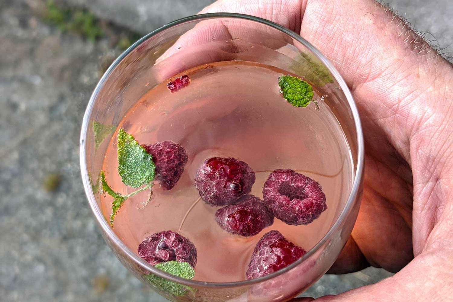 fermentierter Himbeersaft