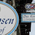 Schild: Drei Rosen