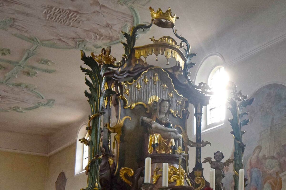 Mater Dolorosa in der Klosterkirche Maria-Laiz