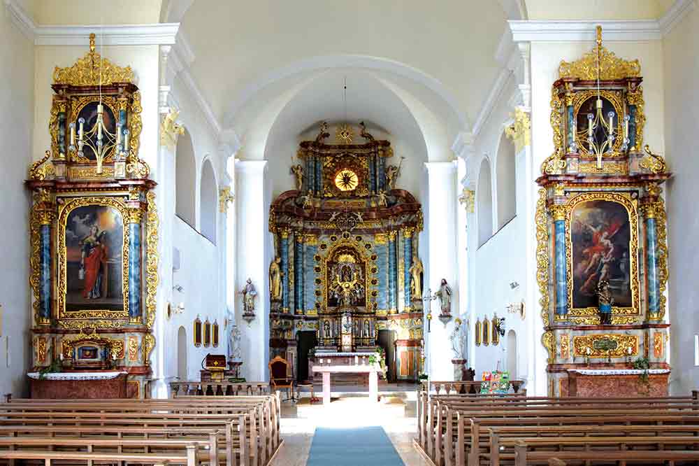 Wallfahrtskirche Engelswies auf dem Hohenzollerischen Jakobsweg