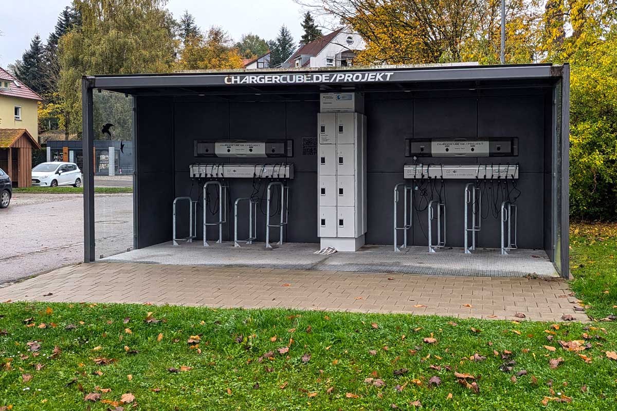 Ladestation für E-Bikes und Smartphones in Pfullendorf