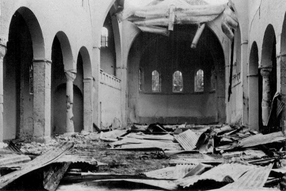 zerstörte Kirche