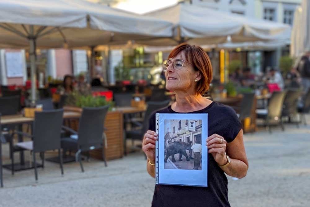 Karin Fetz bei der kulinarischen Stadtführung durch Bregenz