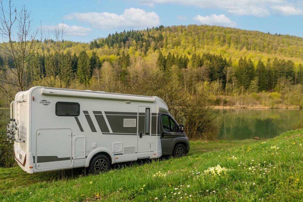 Carado Wohnmobil am See