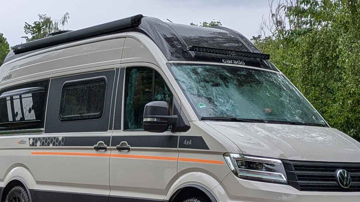 Carado X-Edition GfK-Dach mit integrierter Markise