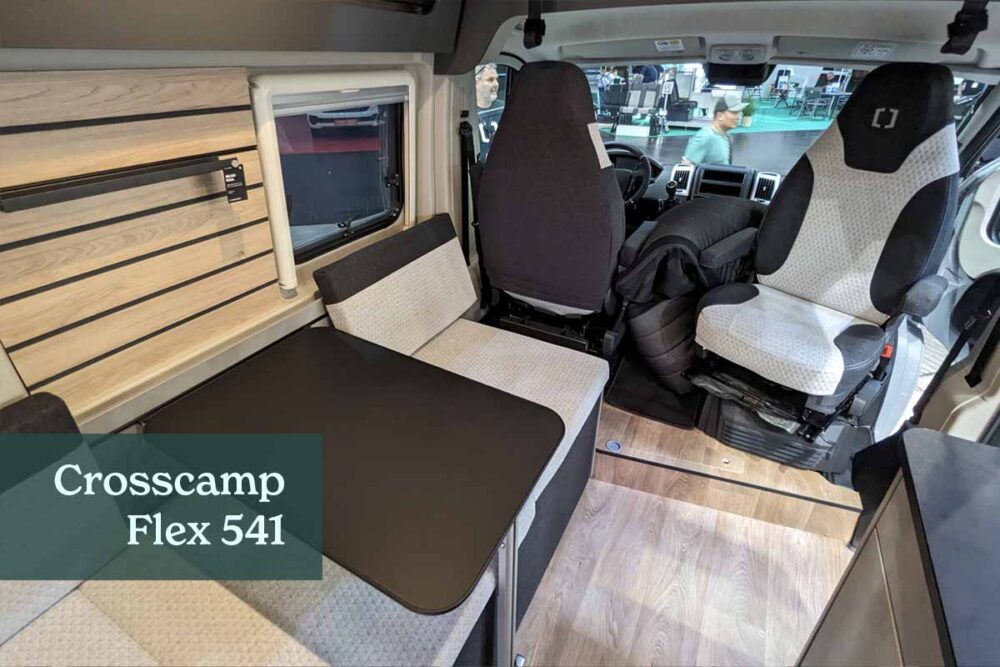 Wohnbereich im 5,40 m Kastenwagen