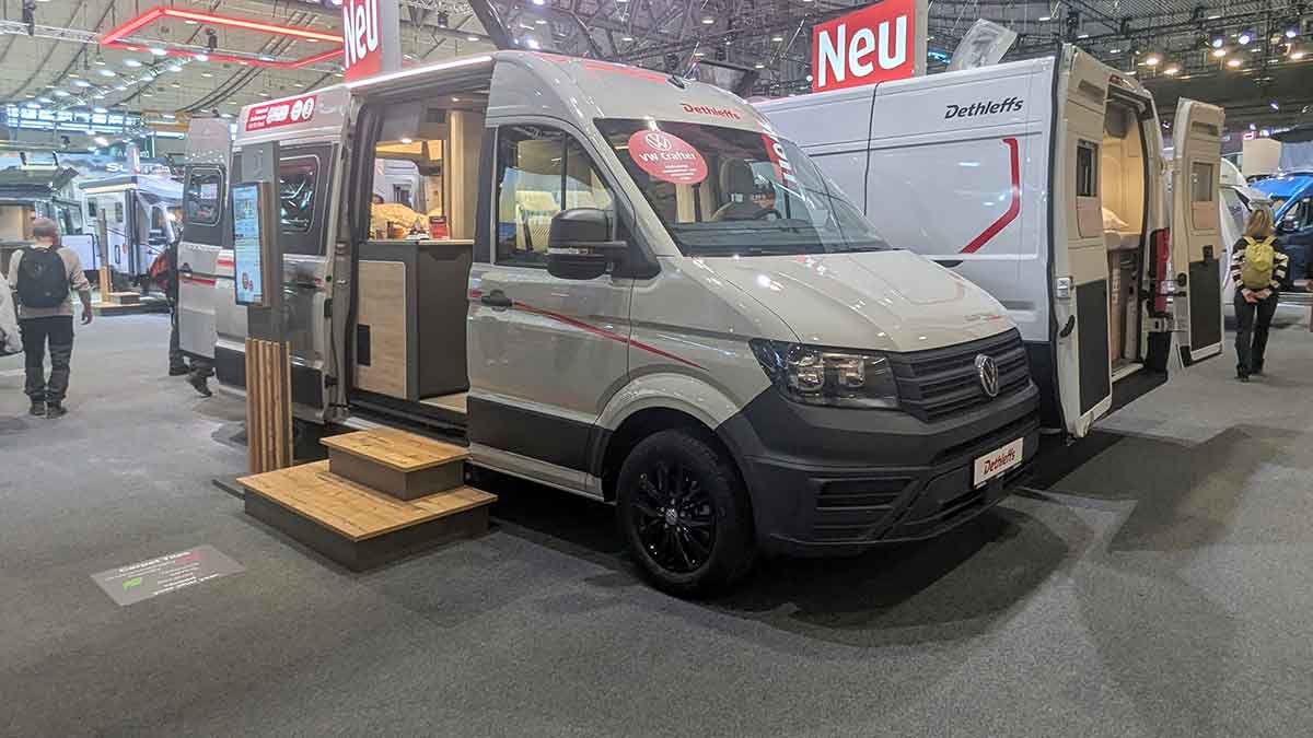 Dethleffs Globetrail Performance Crafter auf Messe