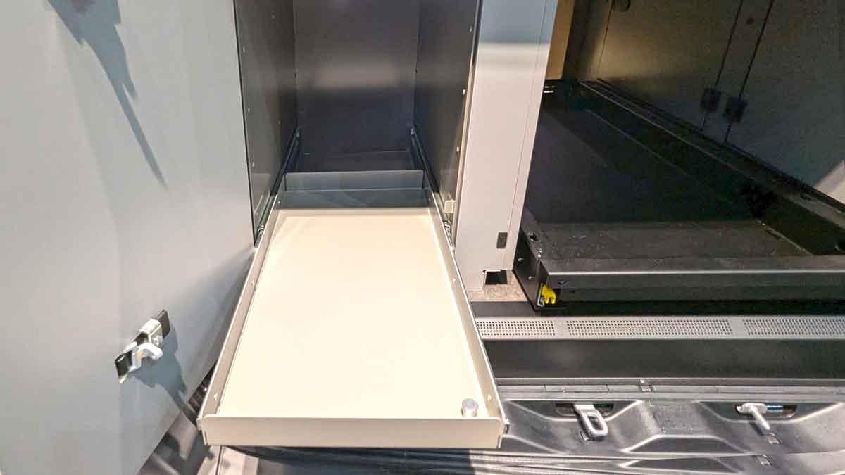 Auszug für gasflaschen