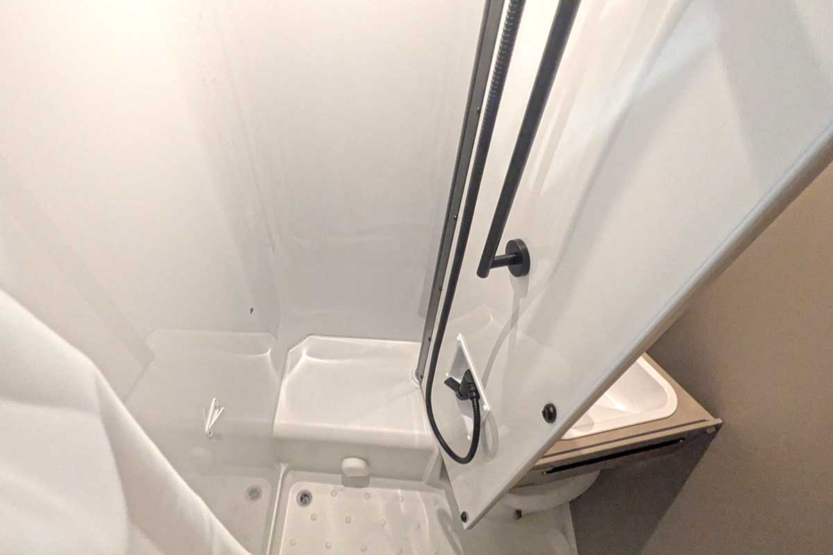 Dusche im Wohnmobil