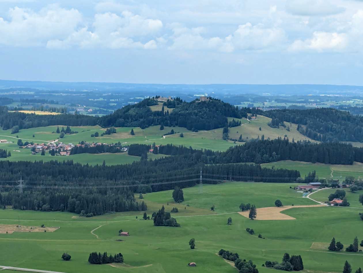 Panorama des Alpenvorlandes