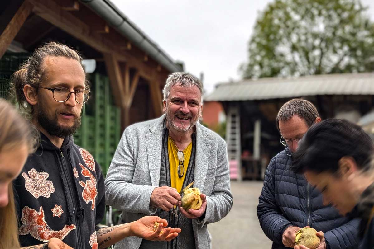 Stefan Blanz beim Fermentationsworkshop