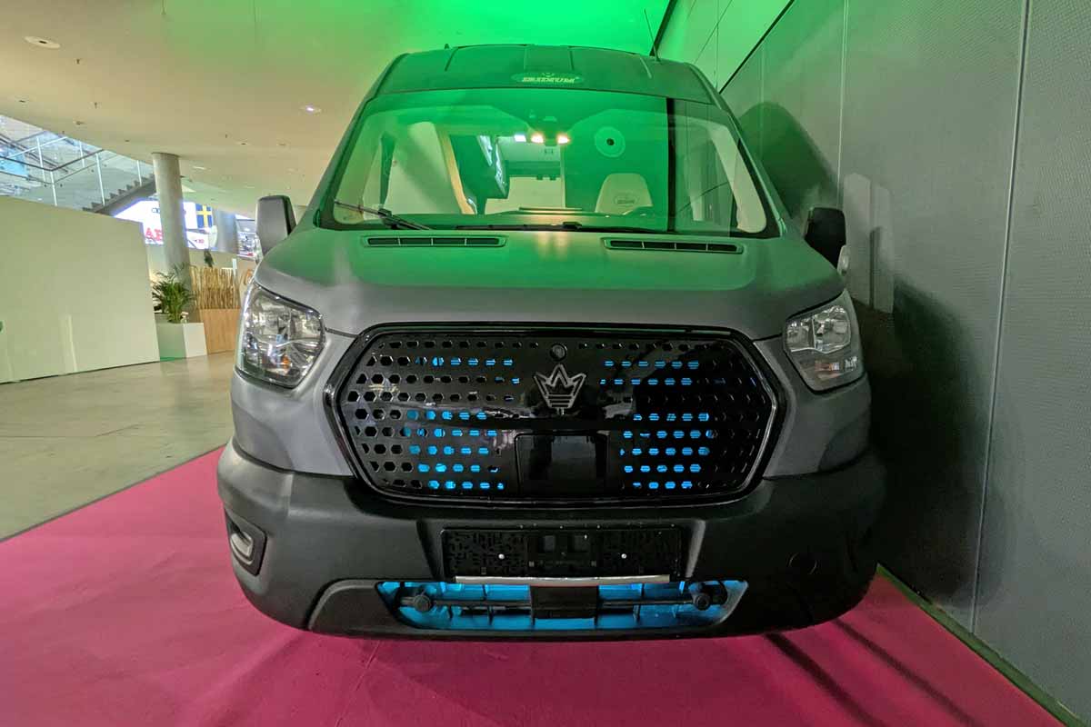 Ford E-Transit Front