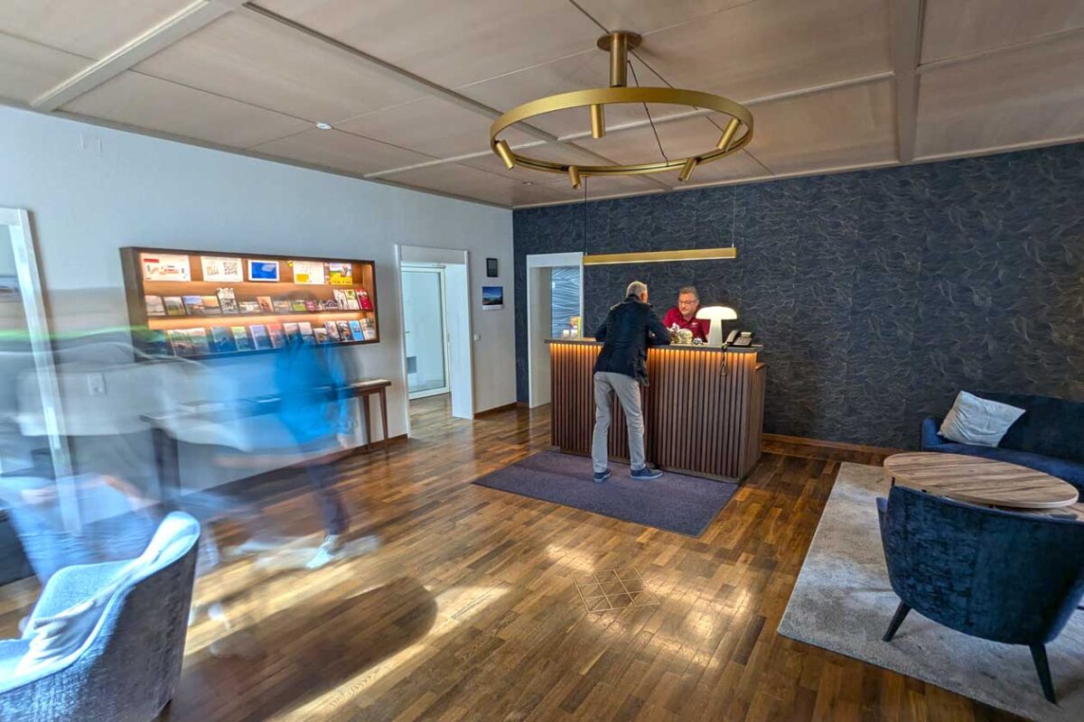 Lobby im Gästehaus St. Ulrich in Füssen
