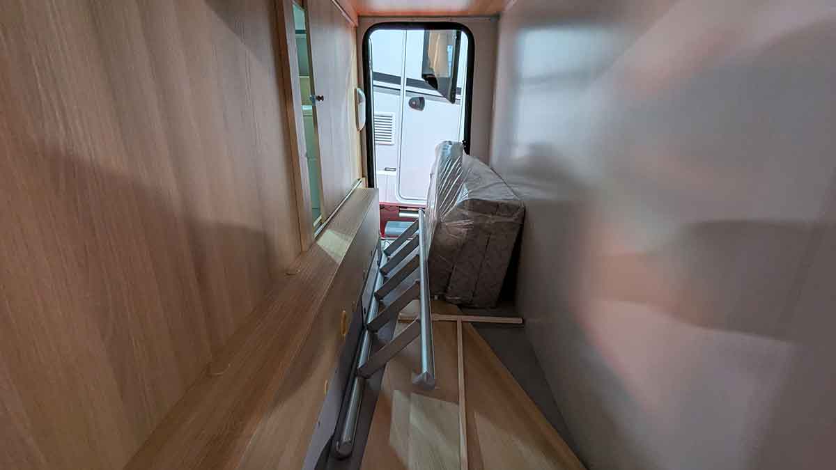 Durchsicht Heckgarage