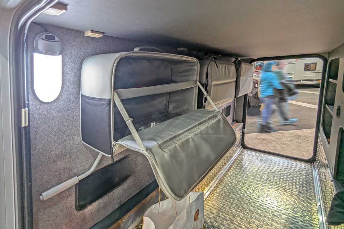 Garage im Dethleffs Globebus PErformance 4x4