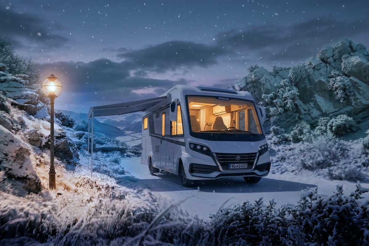 Sun I 900 beim Wintercamping