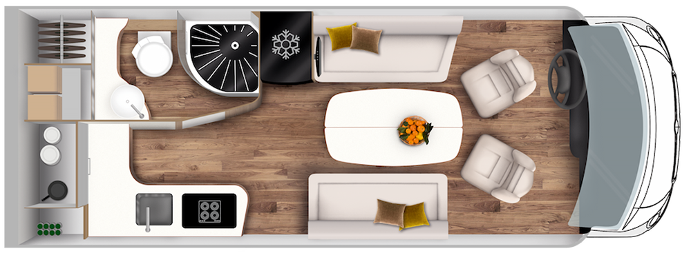 Grundriss Le Voyageur Héritage 6.9 LF