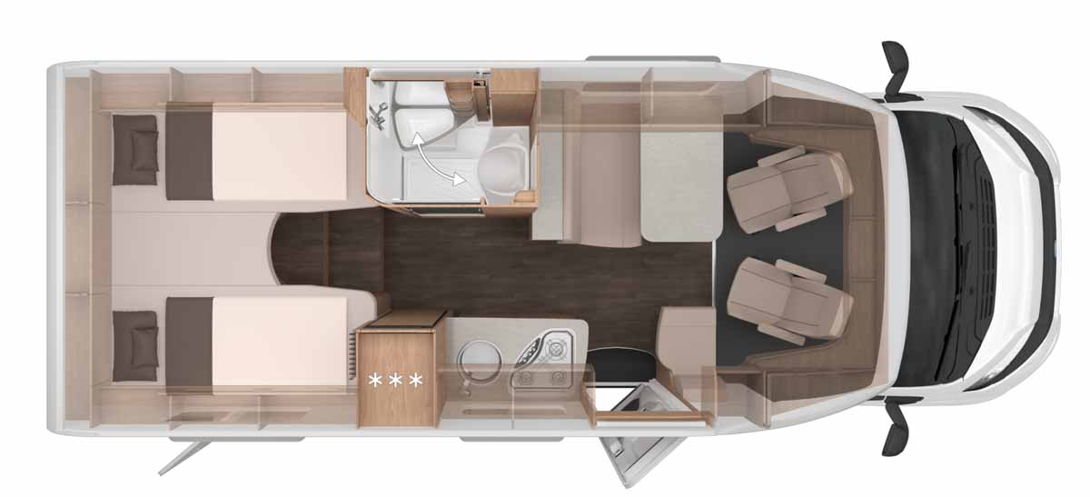 Grundriss Knaus L!ve TI 650 MEG