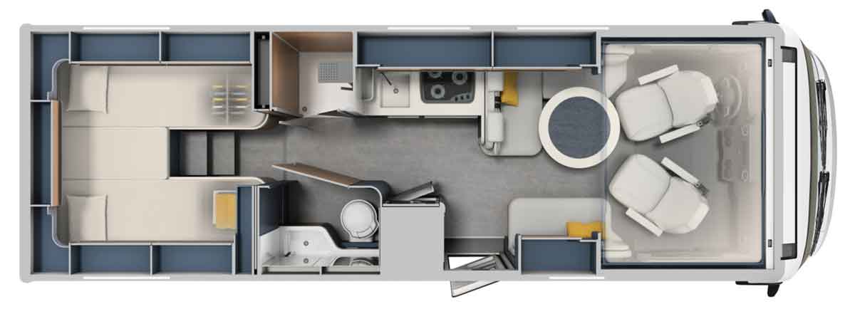 Grundriss Laika Kreos H 5109 MB