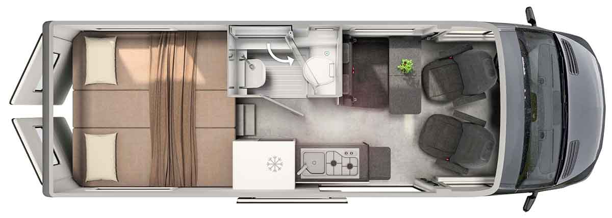 Grundriss Hymer Grand Canyon S 700