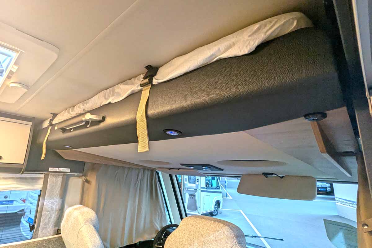 Hubbett im Fahrerhaus