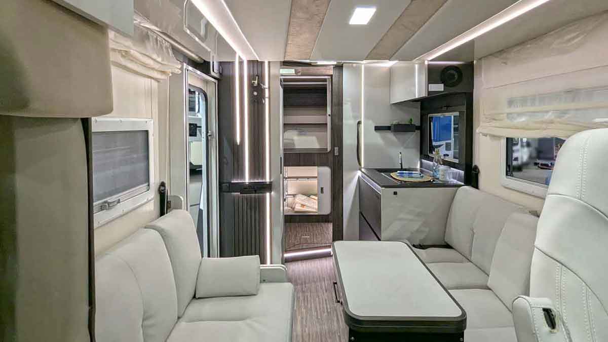 Interieur im Mobilvetta Kea kompakt 55
