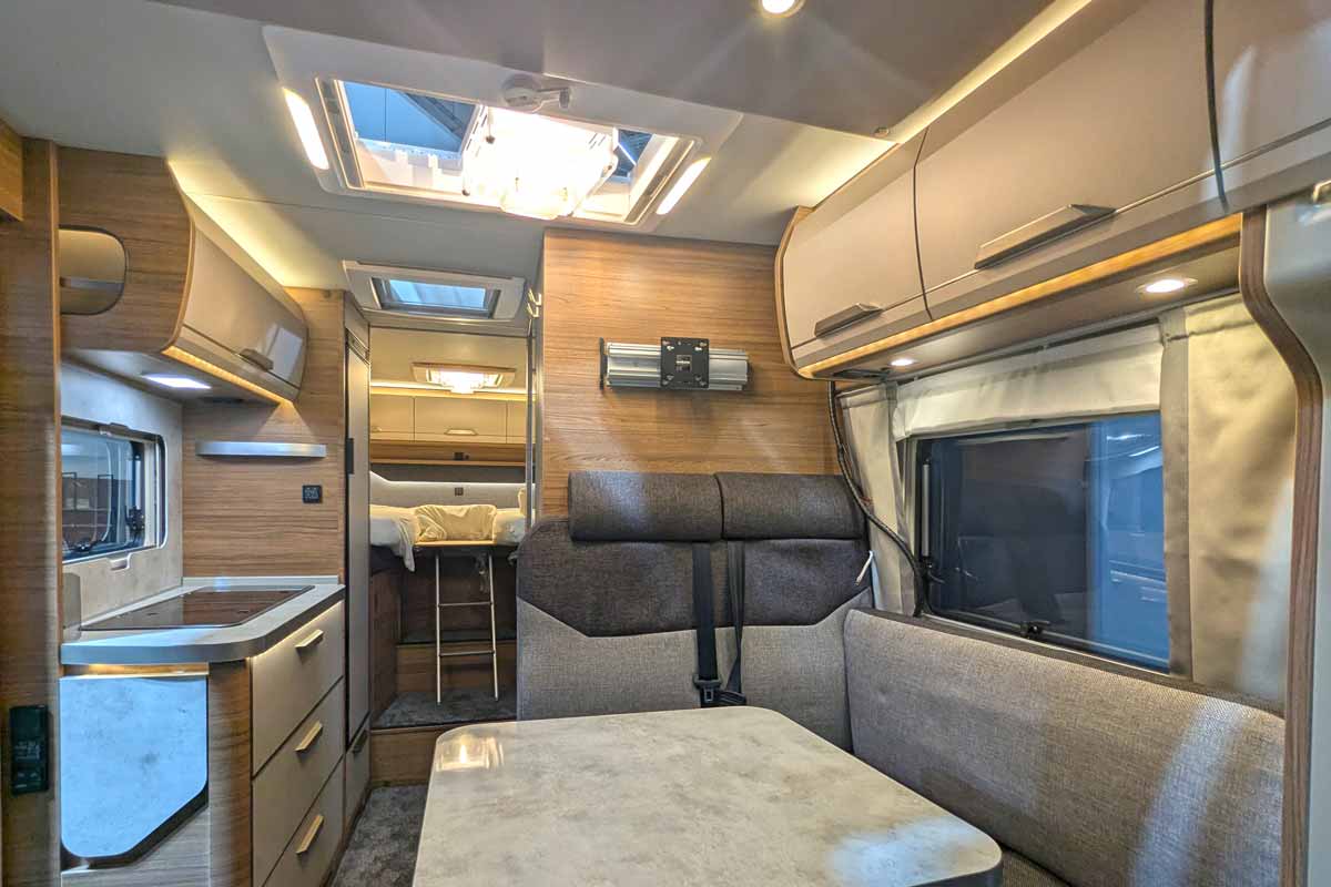 Durchsicht im Interieur