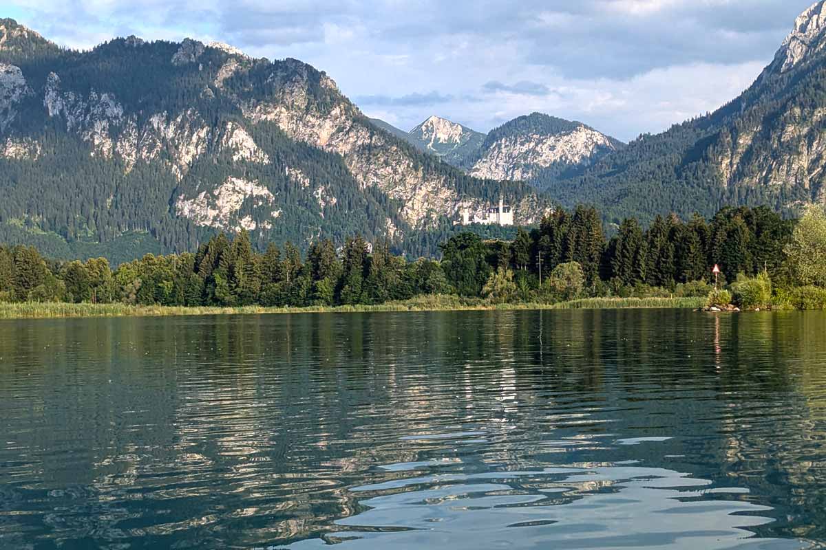 Forggensee mit Schloss Neuschwanstein
