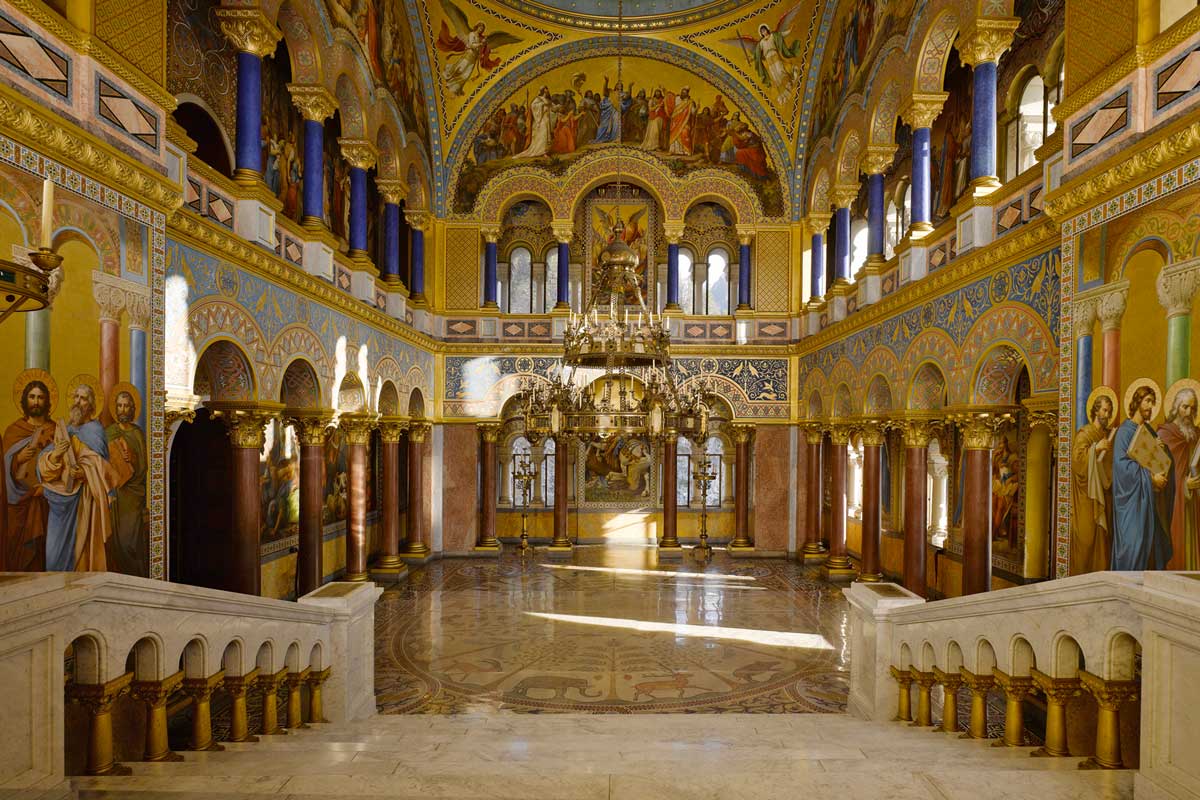 Thronsaal im Königsschloss Schloss Neuschwanstein