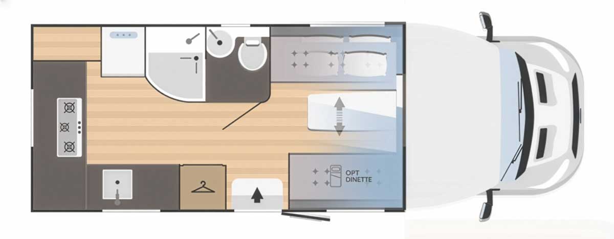 Rimor Sailer 56 plus Grundriss