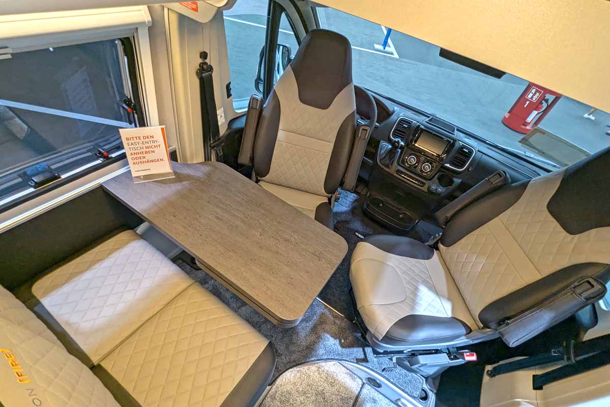 Sitzgruppe am fahrerhaus