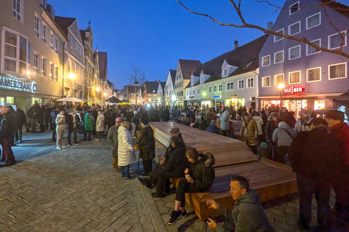 Neuer Weinmarkt in Memmmingen