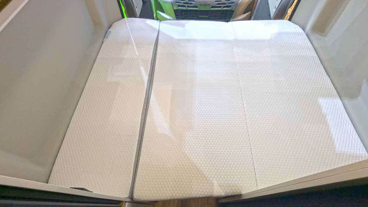 Querbett im Heck