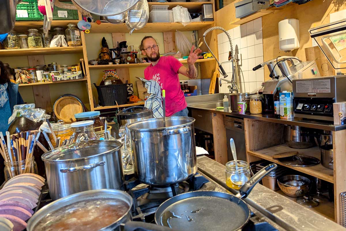 Fermentations-Workshop in der Küche von Bacteriosapens