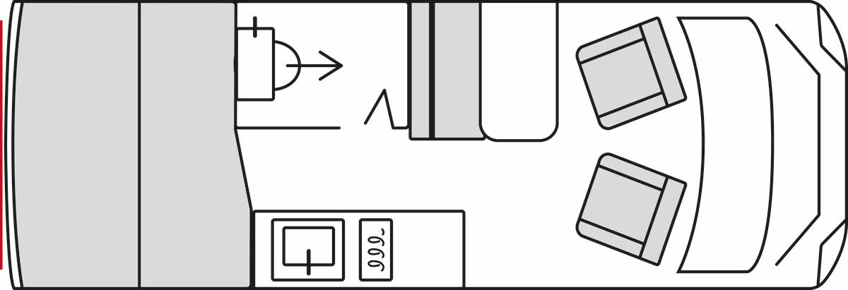 Grundriss Bürstner Papillon