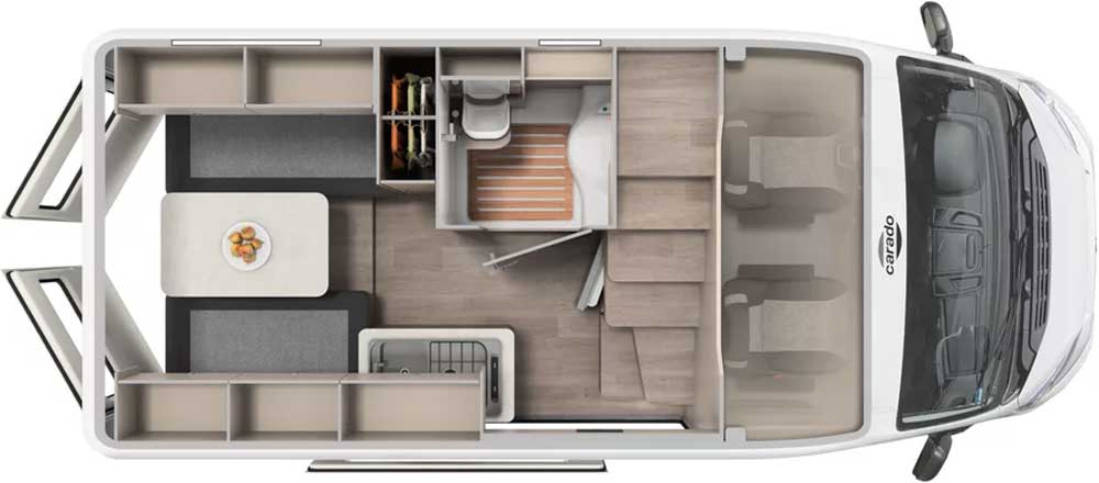 Grundriss Carado CV 541 pro