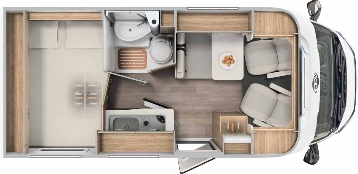 Grundriss Carado V132 