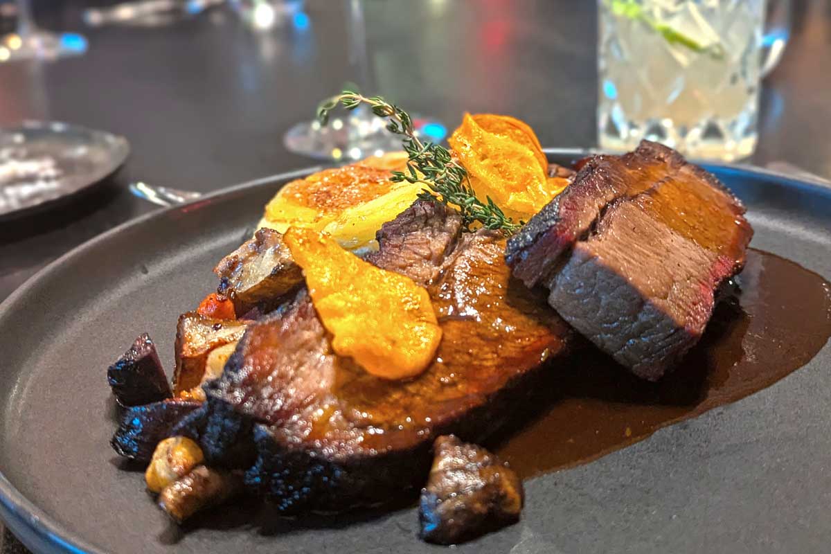 Ochsenbrust mit Kartoffelgratin Savoiener Art