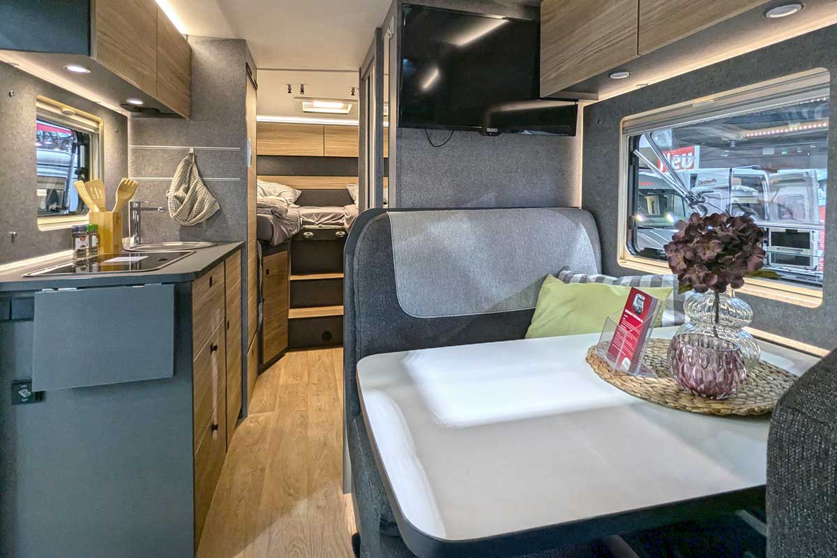 Interieur im Dethleffs Performance 4x4