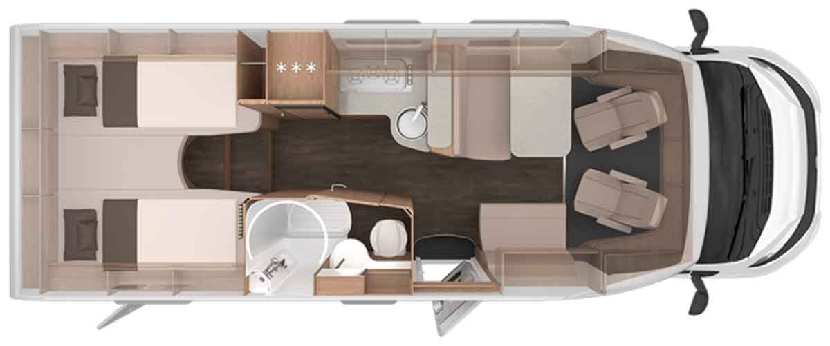 Grundriss Knaus Live TI 700 MEG 