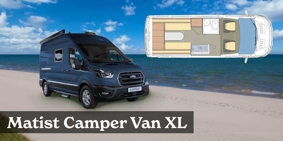 Matist XL Camper Van mit Einzelbetten