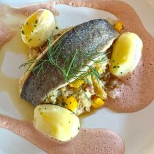 Forelle mit Salzkartoffeln