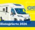CMT 2026: neue teilintegrierte Wohnmobile
