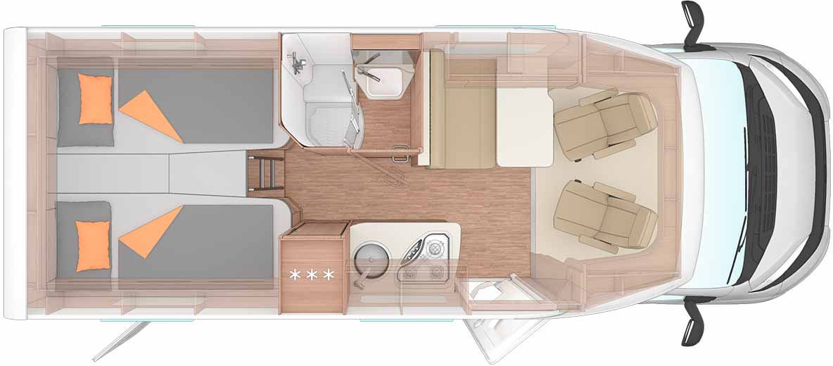 Grundriss Weinsberg Pepper 600 MEG