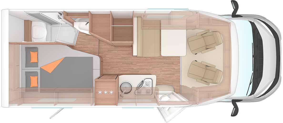 Grundriss Weinsberg Pepper 600 MF